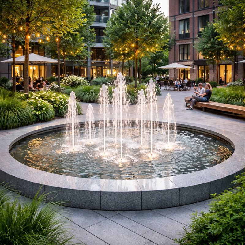 Springvand til gårdrum og byrum: sådan vælger du en løsning, der holder i praksis