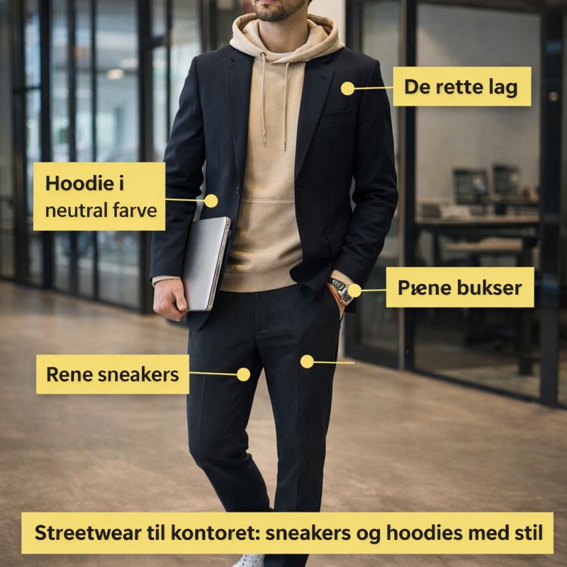 Streetwear til kontoret: Sådan gør du sneakers og hoodies acceptable på arbejde