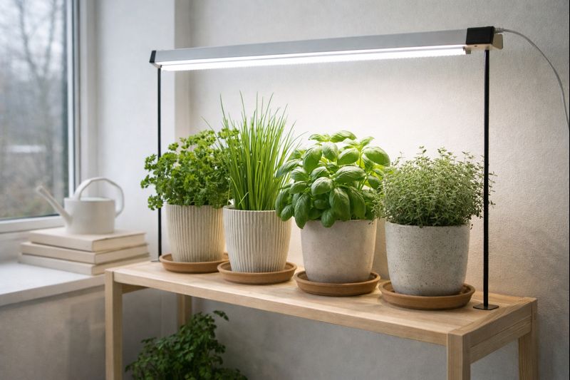 Dyrk urter året rundt: sådan får du succes indendørs (selv om det er mørkt i Danmark)